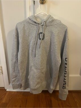New worn - Overtime Gray Pullover Hoodie Sweatshirt